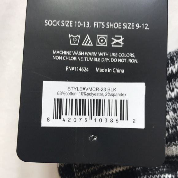 19V69 ITALIA SOCKS 6 PAIRS SIZE 10-13 - 88% COTTON, 10%POLYESTER, 2%SPANDEX - Picture 8 of 10